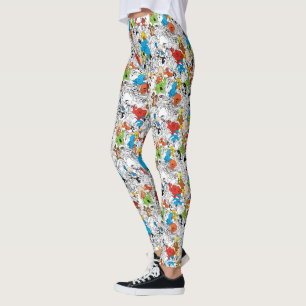LOONEY TUNES™ Färg Pop Mönster Leggings