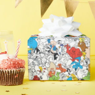 LOONEY TUNES™ Färg Pop Mönster Presentpapper