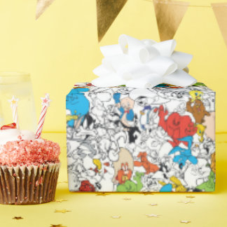 LOONEY TUNES™ Färg Pop Mönster Presentpapper