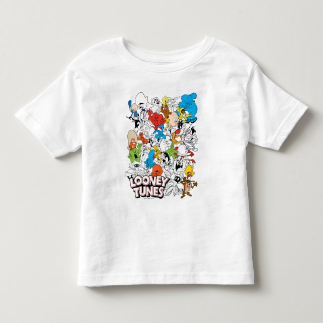 LOONEY TUNES™ Färg Pop Mönster T Shirt (Framsida)