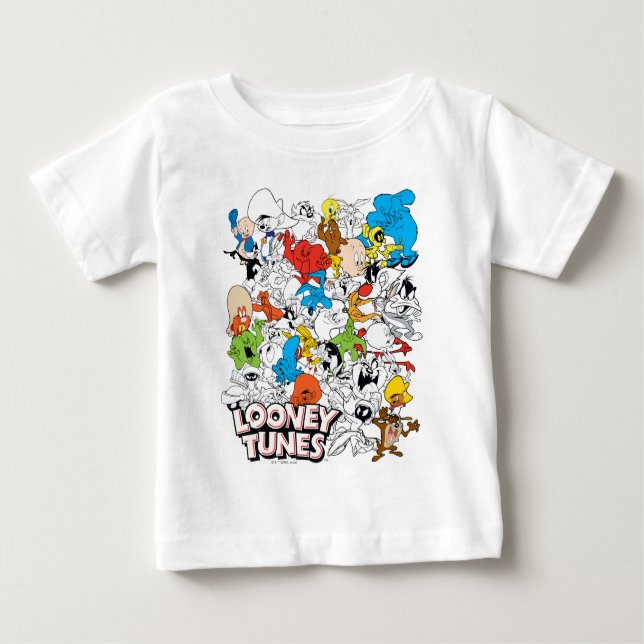 LOONEY TUNES™ Färg Pop Mönster T Shirt (Framsida)