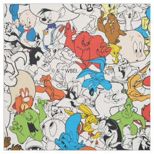 LOONEY TUNES™ Färg Pop Mönster Tyg