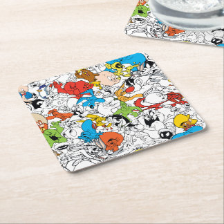 LOONEY TUNES™ Färg Pop Mönster Underlägg Papper Kvadrat