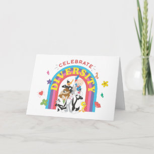 LOONEY TUNES™ - Firar Diversity Pride Rainbow Kort