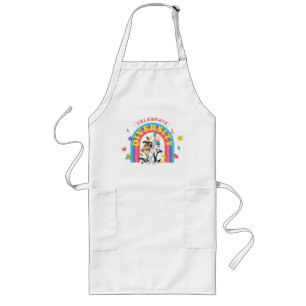 LOONEY TUNES™ - Firar Diversity Pride Rainbow Långt Förkläde