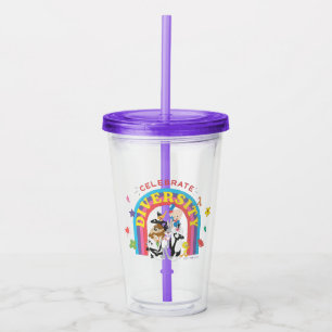 LOONEY TUNES™ - Firar Diversity Pride Rainbow Take Away Mugg