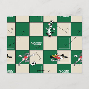LOONEY TUNES™ Fotbolls Rut Mönster Vykort