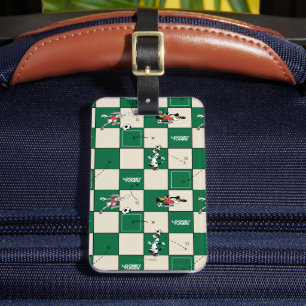 LOONEY TUNES™ Fotbollsrutigt mönster Bagagebricka