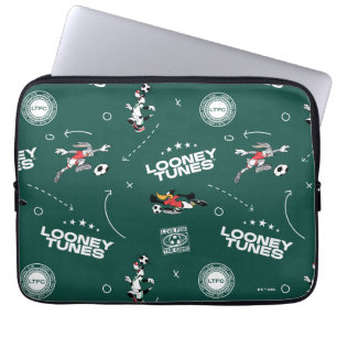 LOONEY TUNES™ Fotbollsspelboksmönster Laptop Fodral