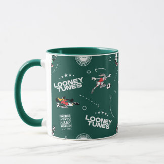 LOONEY TUNES™ Fotbollsspelboksmönster Mugg
