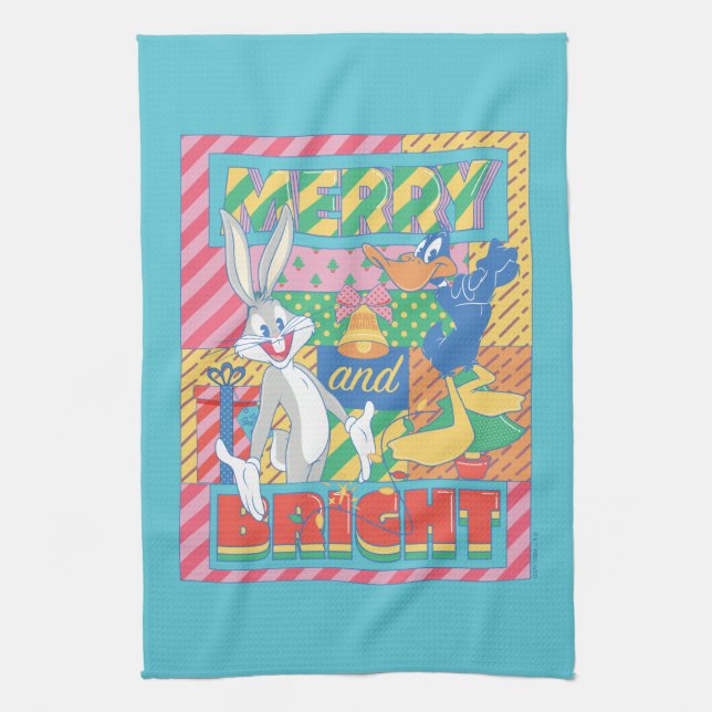 LOONEY TUNES™ | Gläd dig och fira jul Kökshandduk (Vertikal)