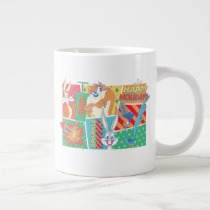 LOONEY TUNES™ Glädjehögtider Mönster Jumbo Mugg