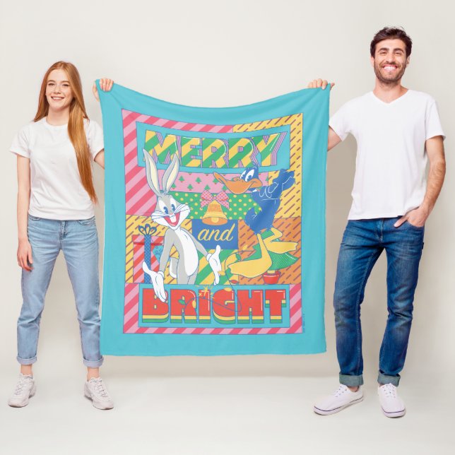 LOONEY TUNES™ | God och ljus jul Fleecefilt (På plats)