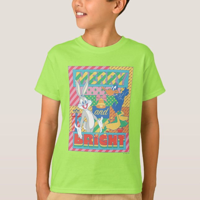 LOONEY TUNES™ | God och ljus jul T Shirt (Framsida)