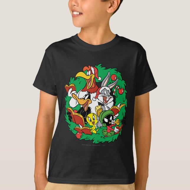 LOONEY TUNES™ Group-julkrans T Shirt (Framsida)