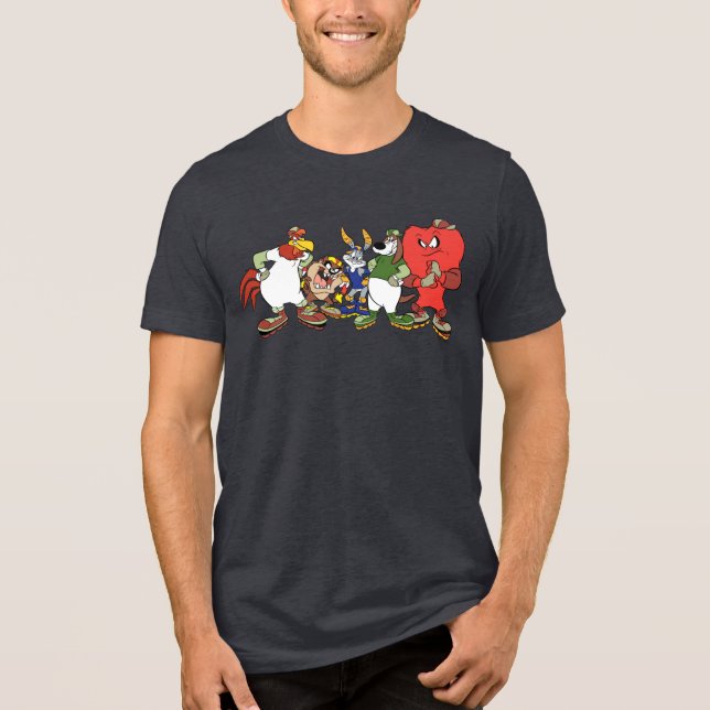 LOONEY TUNES™ Group Rollerblade Bild T-shirt (Framsida)