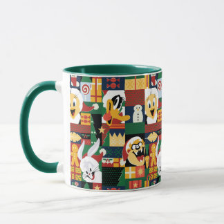 LOONEY TUNES™Helgdag Block Mönster Mugg