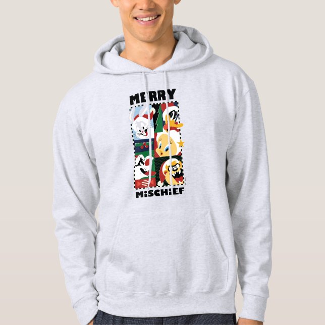 LOONEY TUNES™ Helgdag Merry MisChief Hoodie (Framsida)