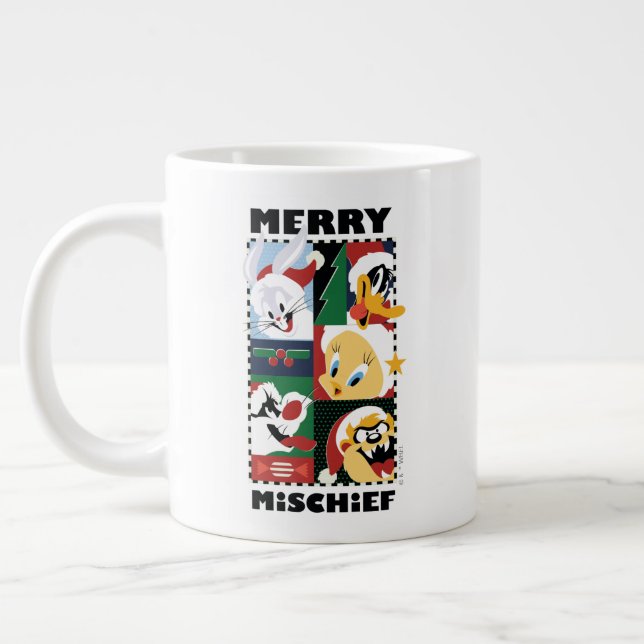LOONEY TUNES™ Helgdag Merry MisChief Jumbo Mugg (Vänster)