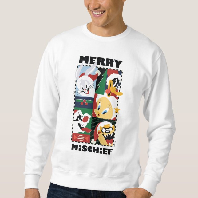 LOONEY TUNES™ Helgdag Merry MisChief Lång Ärmad Tröja (Framsida)