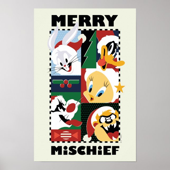 LOONEY TUNES™ Helgdag Merry MisChief Poster (Framsidan)