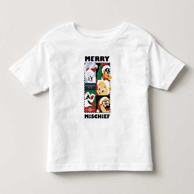 LOONEY TUNES™ Helgdag Merry MisChief T Shirt (Framsida)