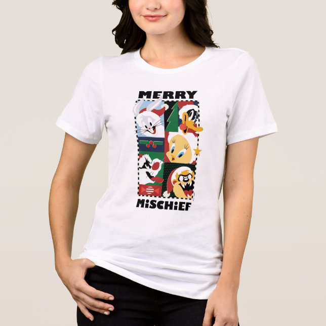 LOONEY TUNES™ Helgdag Merry MisChief T Shirt (Framsida)