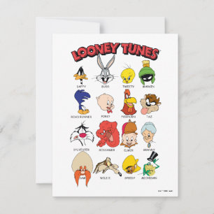 LOONEY TUNES™-hörlurar Anteckningskort