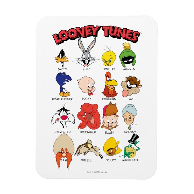 LOONEY TUNES™-hörlurar Magnet (Vertikal)