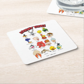 LOONEY TUNES™-hörlurar Underlägg Papper Kvadrat