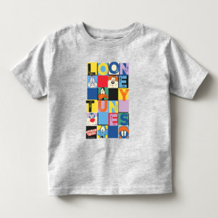 LOONEY TUNES™ Karaktärs Schackbräde Block T Shirt