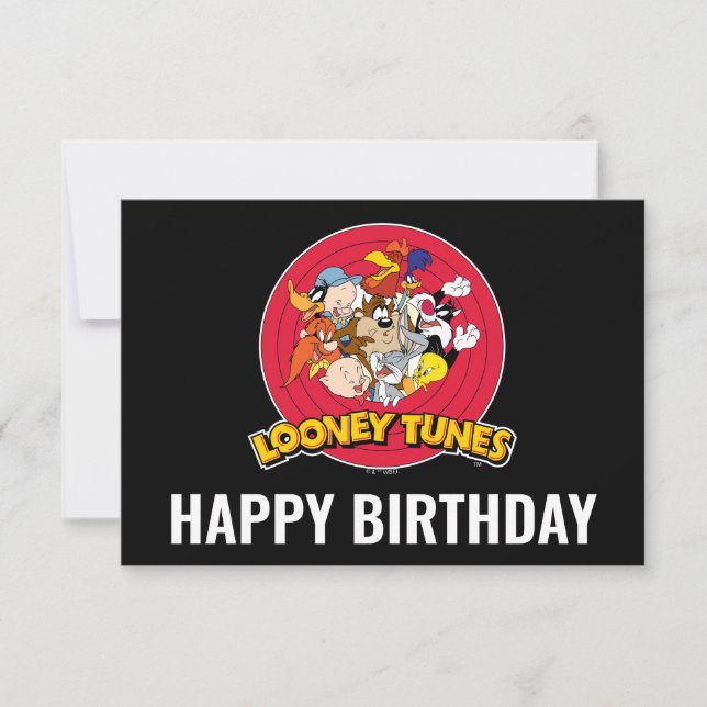 LOONEY TUNES™ Karaktärslogo Kort (Framsida)