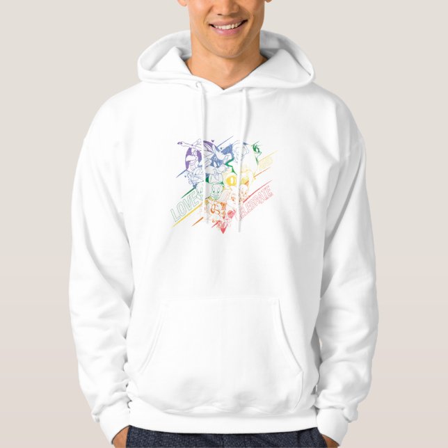 LOONEY TUNES™ - Kärlek och Celebrate Hoodie (Framsida)