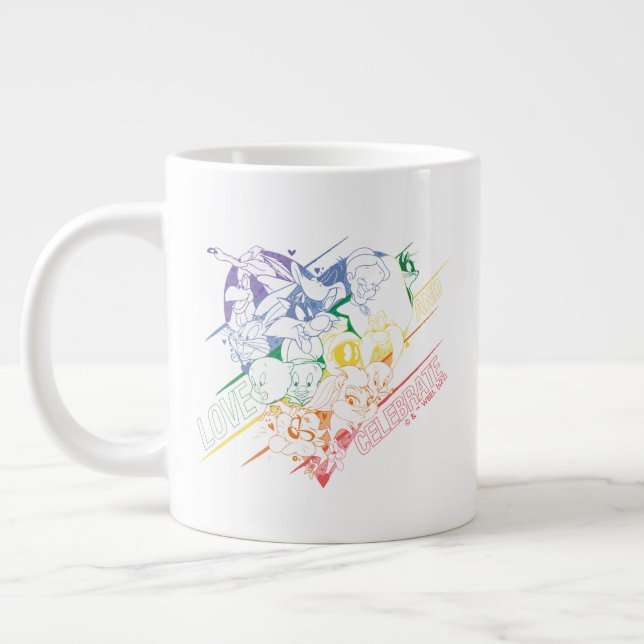 LOONEY TUNES™ - Kärlek och Celebrate Jumbo Mugg (Vänster)