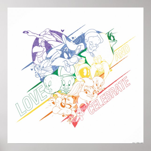 LOONEY TUNES™ - Kärlek och Celebrate Poster (Framsidan)