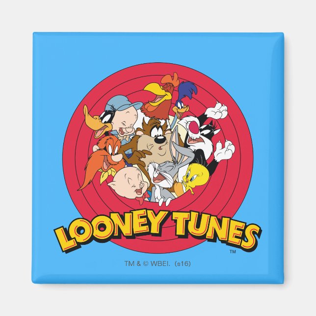 LOONEY TUNES™-Logotyp Magnet (Framsidan)