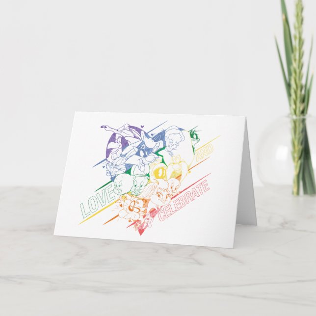 LOONEY TUNES™ - Love and Celebrate Kort (Framsida)