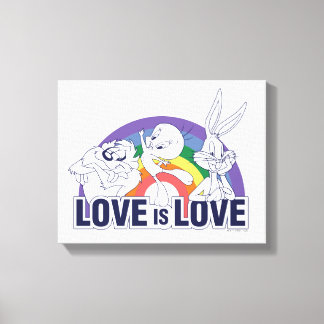 LOONEY TUNES™ - Love Is Love Canvastryck