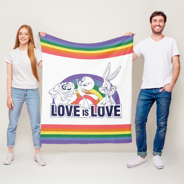 LOONEY TUNES™ - Love Is Love Fleecefilt (På plats)