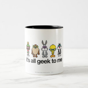 LOONEY TUNES™ Nerds - allt tack för mig Två-Tonad Mugg