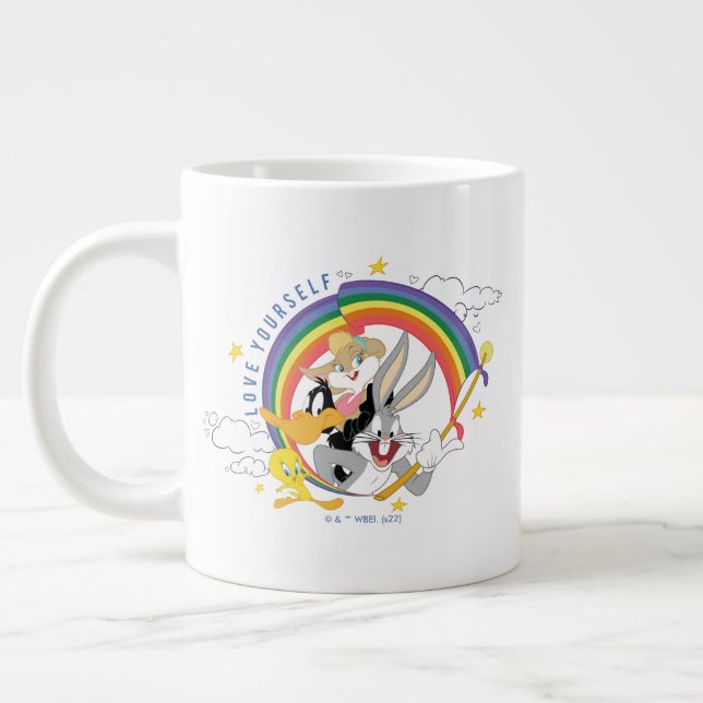 LOONEY TUNES™ - Pridets  Kärlek-märke Jumbo Mugg (Vänster)