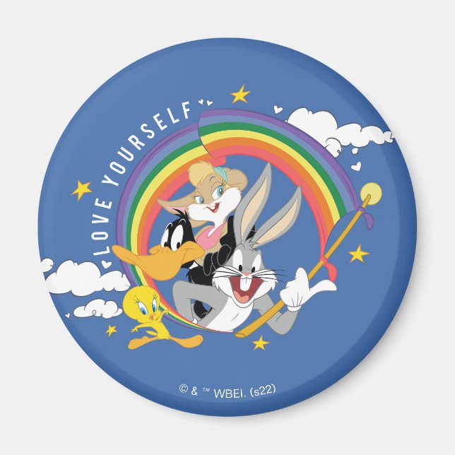 LOONEY TUNES™ - Pridets  Kärlek-märke Magnet (Framsidan)