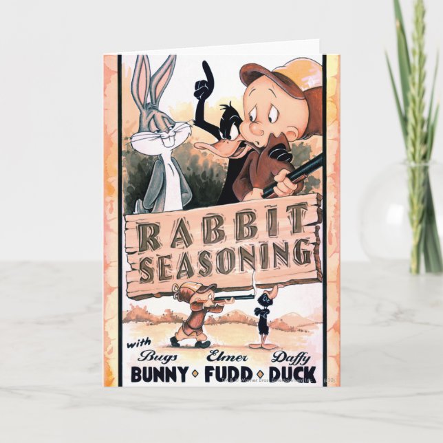LOONEY TUNES™ Rabbit Seasoning Kort (Framsida)