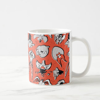 LOONEY TUNES™ Retro Halvtonmönster Kaffemugg