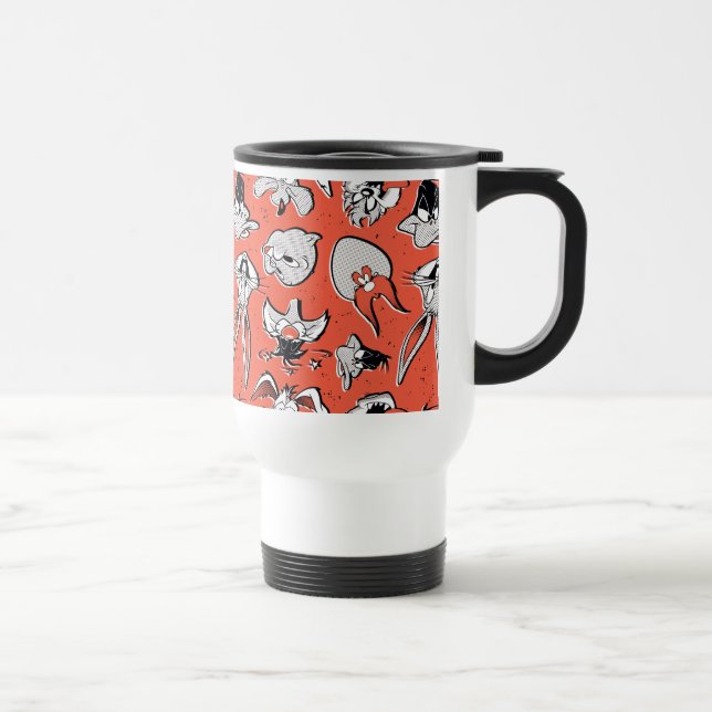 LOONEY TUNES™ Retro Halvtonsmönster Resemugg (Höger)