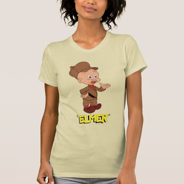LOONEY TUNES™ Retro Laughs| ELMER FUDD™ T Shirt (Framsida)