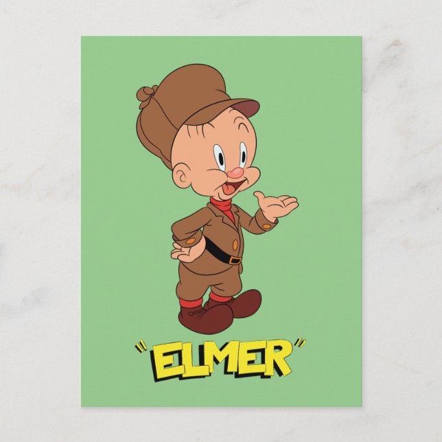 LOONEY TUNES™ Retro Laughs | ELMER FUDD™ Vykort (Framsida)