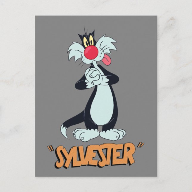 LOONEY TUNES™ Retro Laughs | SYLVESTER™ Vykort (Framsida)