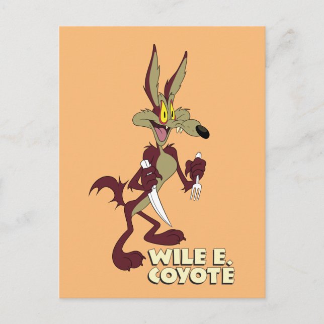 LOONEY TUNES™ Retro Laughs | WILE E. COYOTE™ Vykort (Framsida)