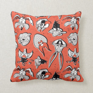 LOONEY TUNES™ Retro Raster Mönster Kudde